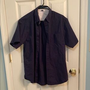 Navy Blue Classic Casual Shirt